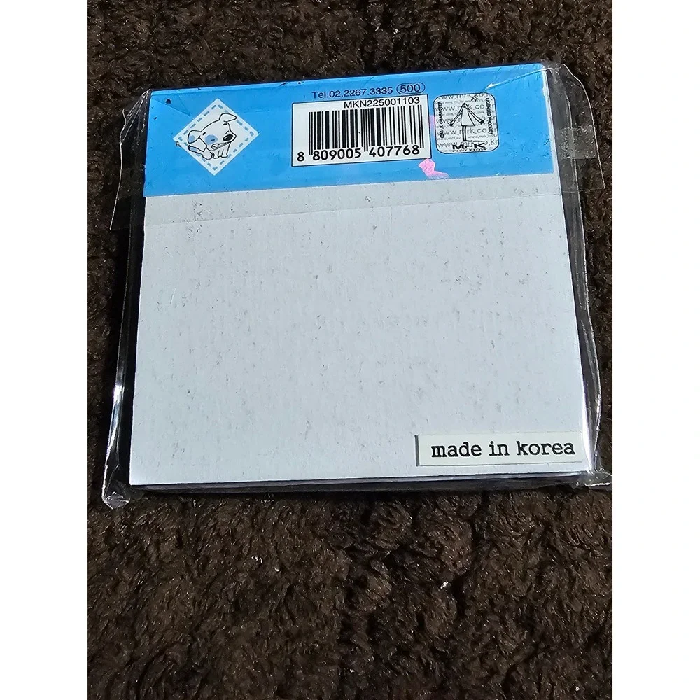 Vintage Y2K Mr.K Angella Memo Pad Holographic Retro Korean Stationery Rare NOS